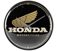 Nostalgic-Art Horloge rétro, Ø 31 cm, Honda MC - Motorcycles - Idée Cadeau pour Fans de Honda, Official License Product (OLP), décoration Murale Cuisine, Design Vintage