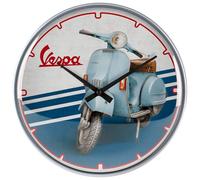 Nostalgic-Art Horloge rétro, Ø 31 cm, Vespa - Iconic - Idée Cadeau pour Fans des Scooters, Official License Product (OLP), décoration Murale Cuisine, Design Vintage