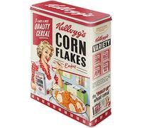 Nostalgic-Art Kellogg's Boîte de Conservation rétro XL 4 l - Corn Flakes Quality Cereal - Idée Cadeau pour la Cuisine, boîte de Rangement pour cornflakes, Design Vintage