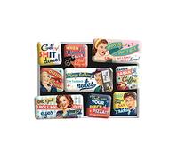 Nostalgic-Art, Set d'aimants rétro, Office Fun - Cadeau pour Les collègues, Décoration pour Le frigo, Design Vintage, 9 pièces
