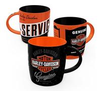 Nostalgic-Art Lot de 3 tasses à café rétro Harley-Davidson 330 ml