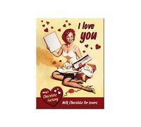 Nostalgic Art Magnet Metal I Love You (Chocolates) na
