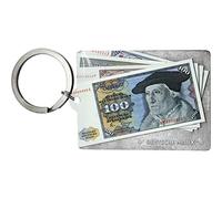 Nostalgic-Art Motif Billets de 100 DM imprimés-Porte-clés - 4,5 x 6 cm
