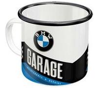 Nostalgic Art - Mug publicitaire en métal émaillé 360 ml BMW - Garage multicolore G