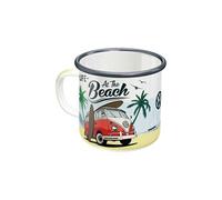 Nostalgic Art - Mug publicitaire en métal émaillé 360 ml Van VW- Beach