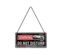 Nostalgic-Art Plaque à Suspendre, Gaming in Progress - Idée de Cadeau pour Gamers, en métal, Design Retro pour la décoration, 10 x 20 cm