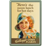Nostalgic-Art Plaque en Metal 10 x 14 cm - Kellogg's for Hot Days