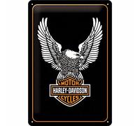 Nostalgic Art Plaque métal Harley Davidson Aigle