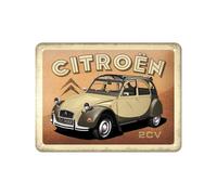 Nostalgic-Art Plaque rétro, 15 x 20 cm, Citroen - 2CV
