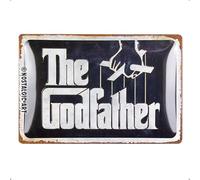 Nostalgic-Art Plaque rétro, 20 x 30 cm, Godfather - Logo - Idée de cadeau pour fans du cinéma, en métal, design vintage