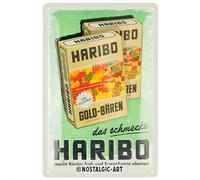 Nostalgic-Art Plaque rétro, 20 x 30 cm, HARIBO - Packung ... das schmeckt - Idée cadeau pour les gourmands, Official License Product (OLP), en métal, design vintage