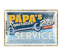 Nostalgic-Art Plaque rétro, 20 x 30 cm, Papa's Service