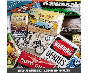 Nostalgic-Art Plaque rétro, 30 x 40 cm, Top Gun - The Need for Speed - Idée de cadeau pour fans du cinéma, Official License Product (OLP), en métal, design vintage
