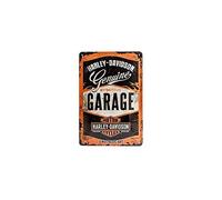 Nostalgic Art Harley-Davidson Garage, panneau en fer-blanc 30 cm x 20 cm