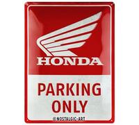 Honda Plaque en tôle Honda Parking Only 30 X 40 CM