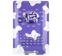 Nostalgic-Art Plaque Vintage Milka - Idée de Cadeau pour Les nostalgiques, en métal, Design Retro pour la décoration, 20 x 30 cm