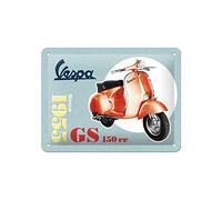 Vespa GS 150 Cc Depuis 1955 Acier Signe 200mm x 150mm (Na )