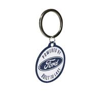 Nostalgic-Art Porte-clé rétro, Ø 4 cm, Ford - Built to last - Idée de cadeau pour fans de Ford, en métal, design vintage