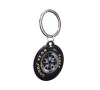 Nostalgic Art Porte-clés rond Goodyear Wheel en métal vintage Ø 4 cm rétro