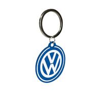 Nostalgic-Art Porte-clé rétro, Ø 4 cm, VW - Logo - Idée de cadeau pour le bus Volkswagen, en métal, design vintage