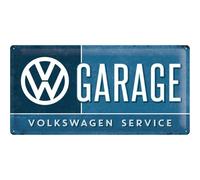 Nostalgic-Art - Enseigne Plaque en Métal Émaillée 25x50cm - VW Garage