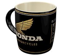 Nostalgic-Art Tasse à café, 330 ml, Honda MC - Motorcycles Gold - Idée de cadeau pour motards, Mug en céramique, Design vintage