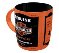 Nostalgic-Art Tasse à café rétro, 330 ml, Harley-Davidson - Genuine Motorcycles - Idée cadeau pour motards, Official License Product (OLP), mug en céramique, design vintage