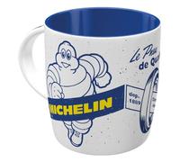 Nostalgic-Art Tasse à café rétro, 330 ml, Michelin - Pneu de Qualité - Idée cadeau pour fans de moteur, Official License Product (OLP), mug en céramique, design vintage