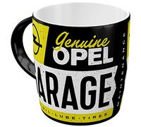 Nostalgic-Art Tasse à café rétro, Opel - Garage - Idée de cadeau pour fans de voitures, en céramique, Design vintage, 330 ml, Colorée