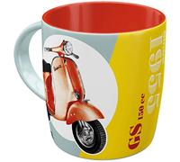 Nostalgic-Art Tasse à café rétro, Vespa - GS 150 Since 1955 - Idée de cadeau pour fans de scooters, en céramique, Design vintage, 330 ml