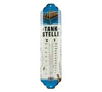 Nostalgic-Art Thermomètre rétro 7 x 28 cm Station essence bière - Idée cadeau pour les fans de bière - En métal - Design vintage