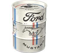 Nostalgic Art - Tirelire rétro en métal Ford Mustang Horse - Vintage 600 ml (31510)