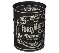 Nostalgic Art Tirelire en métal Tonneau de pétrole logo vintage Ford 600 ml