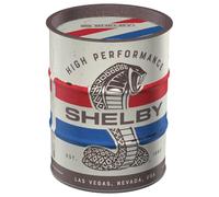 Nostalgic-Art Tirelire rétro, 600 ML, Shelby - Cobra Snake - Idée Cadeau pour Fans de Shelby, Official License Product (OLP), boîte à Billets en métal, Tire-Lire en Fer-Blanc