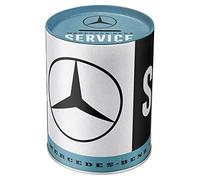 Nostalgic-Art Tirelire rétro, Mercedes-Benz - Service - Idée de Cadeau pour Fans d'automobiles, Boîte à Billets en métal, Tire-Lire en Fer-Blanc, 1 l