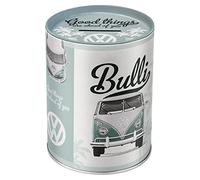 Nostalgic Art – Tirelire rétro VW «Good Things are Ahead of You» – Boîte à billets en fer-blanc 1 l