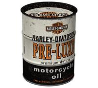Nostalgic-Art Tirelire rtro, Harley-Davidson - PRE-Luxe Ide de Cadeau pour Fans de Moto, Bote Billets en mtal, Design Vintage, 600 ML