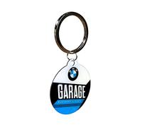 Nostalgic-Art Unisex Retro Schlüsselanhänger Rund BMW Garage Gift Idea for Car Accessories Fans (pack of 1)