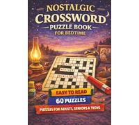 Nostalgic Crossword Puzzle Book For Bed Time: Nostalgic Puzzles with Easy to Read Print about Basketball | 6x9 inches, 120 pages | 60 Puzzles Gift for ... Puzzles for Adults, Seniors, Teens