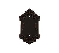 Nostalgic Warehouse 719661 Victorian Switch Plate with Blank Cover, Timeless Bronze