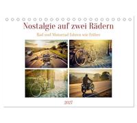 Nostalgie auf zwei Rädern (Tischkalender 2027 DIN A5 quer), CALVENDO Monatskalender: Es steht für den magischen Moment, in dem Kinder zum ersten Mal echte Freiheit spüren.