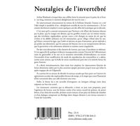 Nostalgie de l´invertébré Un florilège - Olaf Otzen - L'onde Eds De - broché - Anthologie