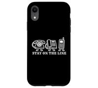 Nostalgie de la génération X, téléphone à Cadran, Restez en Ligne Génération X Coque pour iPhone XR