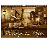 Nostalgie in Sepia (Wandkalender 2026 DIN A2 quer), CALVENDO Monatskalender: Nostalgie und Kult aus den 50er, 60er und 70er Jahren in sanften Sepiabraun