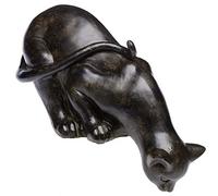 Nostalgie sculpture chat - maison de jardin - style antique - York Cats