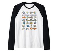 Nosy Iranja Madagascar Motif Poisson coloré Manche Raglan