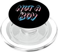 Not a Boy MTF Trans Pride for Women Transgenre PopSockets PopGrip pour MagSafe
