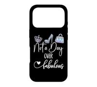 Not a Day Over Fabulous 40 & 60 50 Birthday Queen Women Blue Coque pour iPhone 17 Pro