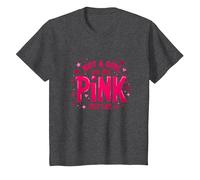 Not A Girl, Just Like Pink, Une déclaration stimulante pour Les garçons T-Shirt, Enfant, Chiné Foncé, 6 Ans
