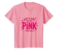 Not A Girl, Just Like Pink, Une déclaration stimulante pour Les garçons T-Shirt, Enfant, Rose, 3 Ans